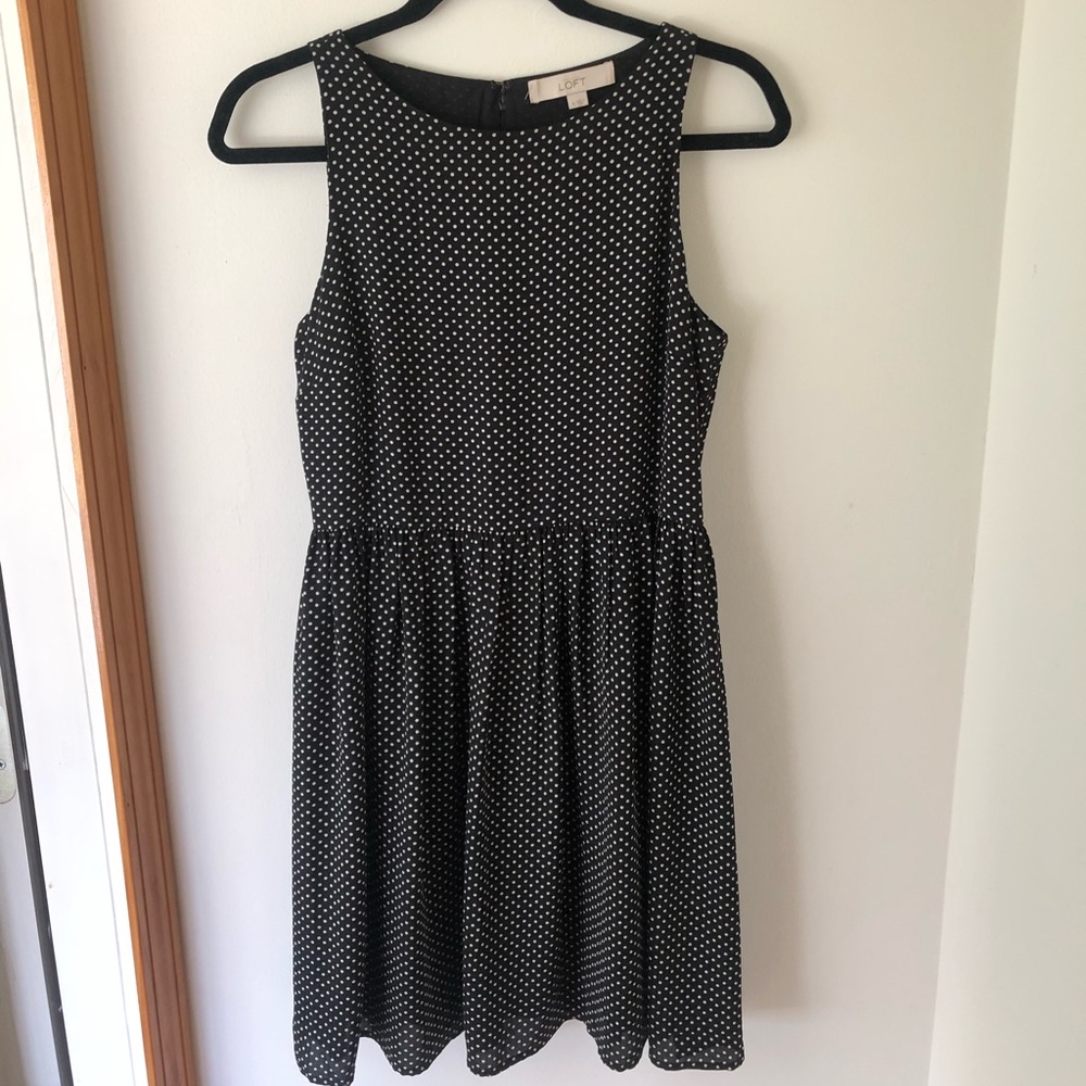 Loft polka dot summer dress.